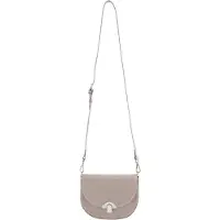 Seidenfelt Manufaktur schoudertas Grenaa Saddle Bag Grey Taupe