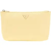 GUESS accessoiretas Serenova Wristlet Pouch Yellow Lichtgeel