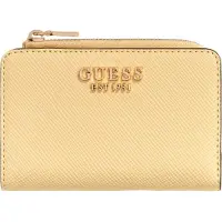 GUESS portemonnee Serenova SLG Zip Around Card Case Yellow Lichtgeel