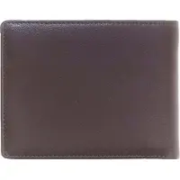 GUESS Leren portemonnee Torino Bifold Wallet Brown Rain Drum donkerbruin