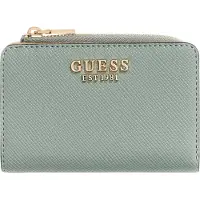 GUESS portemonnee Serenova SLG Zip Around Card Case Light Sage mintgroen