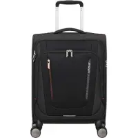 American Tourister Wanderlite Handbagage Spinner S - 44 liter - 55x40x20 cm - shadow black zachte koffer lichtgewicht koffer