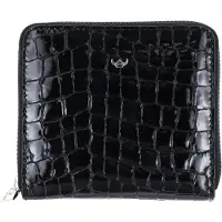 Golden Head Leren portemonnee Cayenne RFID Protect RV-Damenbörse 2826 Schwarz zwart