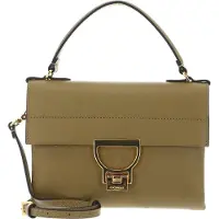 Coccinelle Leren handtas schoudertas Arlettis Handbag Seagrass kaki