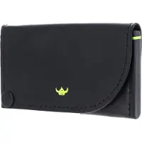 Golden Head Leren kaarthoes Neon RFID Protect Kartenetui (verschraubt) 4457 Schwarz zwart