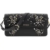 GUESS schoudertas Sadie Flap Shoulder Bag Black zwart