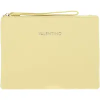 Valentino Utensil zak Zero Re Beauty Morbido Soft Cosmetic Case Vaniglia Lichtgeel
