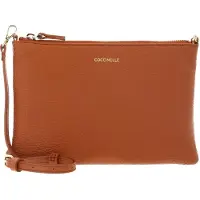 Coccinelle Leren schoudertas Best Crossbody Bag Crab Lichtbruin