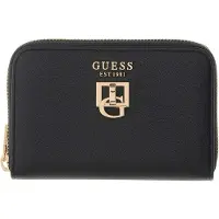GUESS portemonnee Bianca SLG Zip Around Wallet Black zwart