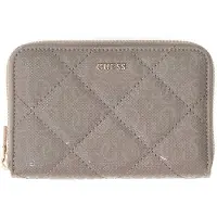 GUESS portemonnee Libby SLG Zip Around Wallet Dark Taupe