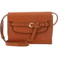 Coccinelle Leren schoudertas Sabine Handbag Crab Lichtbruin