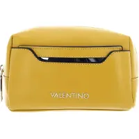 Valentino Toilettas Chamonix Re Soft Cosmetic Case Senape Mosterdgeel