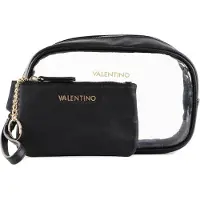 Valentino Cosmetische tas Sleutelgeval Fun Soft Cosmetic Case Nero Zwart