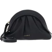 Coccinelle Leren Schoudertas Cheek Smooth Crossbody Noir Zwart