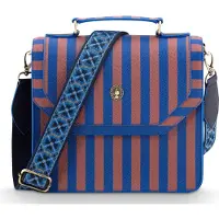 Pip studio Frances Cross Body Schoudertas Medium Stripe Blue
