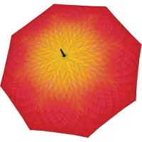 Doppler paraplu Carbonsteel Long AC Fusion Red / Yellow veelkleurig