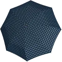 Knirps Paraplu T.205 Duomatic Dot Art Navy Donkerblauw