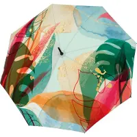 Doppler paraplu Carbonsteel Long AC Printed Pattern Oasis veelkleurig