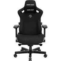 AndaSeat Kaiser Series 3 Premium Large Gaming Chair - Black Fabric (Magnetic Pillow)