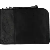 Saddler Laptop hoes met laptopvak Matheo Laptop Case Black Zwart
