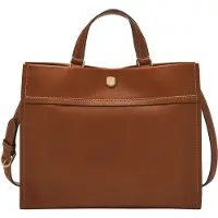 Fossil Shopper Schoudertas Gemma Tote Bag Brown Bruine