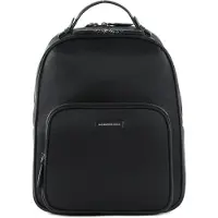 Mandarina Duck Laptop rugzak Rugzak met laptopvak Eco Times Backpack Black Zwart