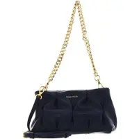 Coccinelle Leren Schoudertas Avondtas Ophelie Goodie Handbag Midnight Blue Donkerblauw