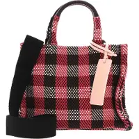 Coccinelle Handtas Schoudertas Never Without Bag Tartan Handbag Mul. Cranbe / Cola Veelkleurig