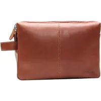 Esquire Toilettas Dallas Cosmetic Bag Brown Bruine