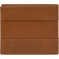 Fossil Leren Kaarthoes Everett Bifold Card Case Saddle Lichtbruin