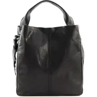 Saddler Leer handtas schoudertas Elsa Tote Bag Black zwart
