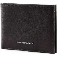 Mandarina Duck Leren Kaarthoes Mellow Urban Wallet Mole Donkerbruin