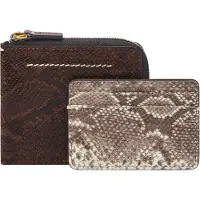 Fossil Kaarthoes Kaarthouder Westover Large Zip Bifold Mocha Bruine