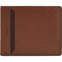 Fossil Portemonnee Huntington Passcase Wallet Medium Brown Bruine