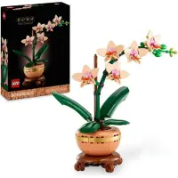LEGO Botanique 10343 Miniatuur Orchidee, bloemen set, bouwset, decoratie voor binnen, cadeau-idee, vanaf 18 jaar, terracotta pot
