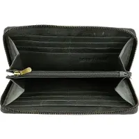 Bruno Banani Leer portemonnee Zip Around Wallet Black zwart