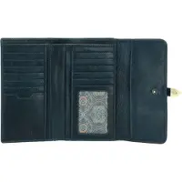 Chiemsee Leren Portemonnee Leather Wallet Blue Donkerblauw