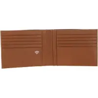 Mandarina Duck Leren Kaarthoes Mellow Urban Wallet Indian Tan Bruine