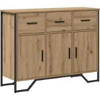 vidaXL Dressoir Artisan Eiken 97 x 32,5 x 74,5 cm