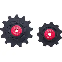 BBB Rollerboys Ceramic Shimano Grx Derailleurwieltjes Set Voor Fietsen Zilver 11-13t