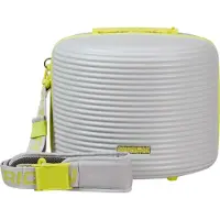 American Tourister cosmetische tas Rollio Beauty Case Light Grey / Lime Lichtgrijs