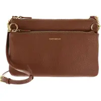 Coccinelle Leren schoudertas Yvonne Mini Bag Cognac bruine