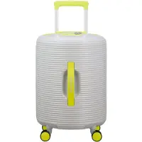 American Tourister Rollio Spinner 52 / 18 TSA Trolley Light Grey / Lime Lichtgrijs 51cm