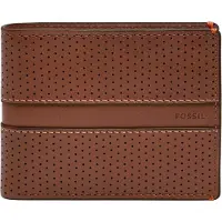 Fossil Portemonnee Sport Tourer Coin Pocket Bifold Brown Bruine