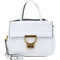 Coccinelle Leren handtas schoudertas Arlettis Handbag Snow Lichtblauw