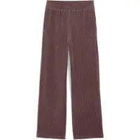 Puma Essentials Elevated velours geribbelde broek met rechte pijpen voor Dames, Maat L
