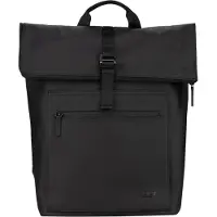 Jost laptop rugzak vrijetijdsrugzak met laptopvak Halmstad Courier Backpack Black zwart