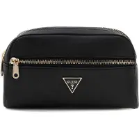 GUESS accessoiretas toilettas Double Zip Organizer Black zwart