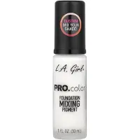 LA Girl - PRO Color - GLM711 - White - Foundation Mixing Pigment - Foundation - 30 ml
