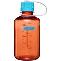 Nalgene - Narrow-Mouth Bottle - drinkfles - waterfles - 500ml - Flame w/Blue Atoll Sustain NIEUW!
